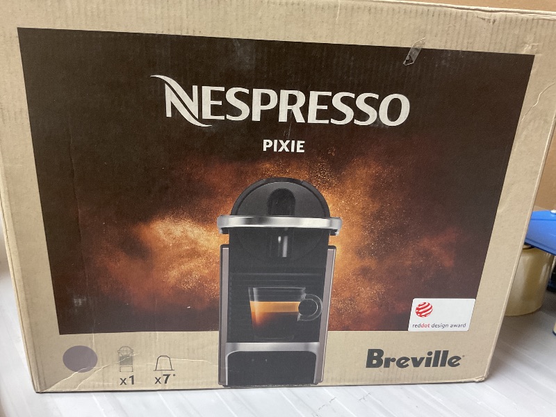 Photo 1 of Breville-Nespresso USA BEC420TTN1AUC1 Pixie Espresso Machine, Titan