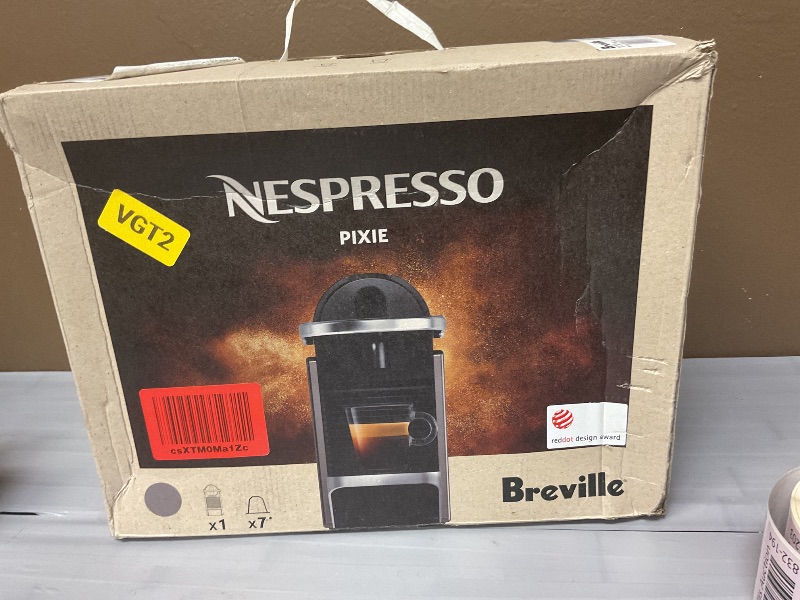 Photo 1 of Breville-Nespresso USA BEC420TTN1AUC1 Pixie Espresso Machine, Titan