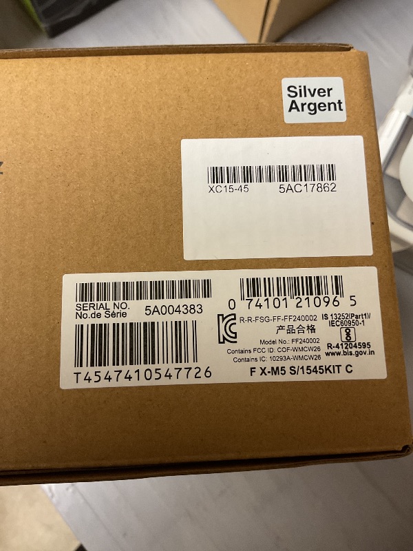 Photo 1 of Fujifilm X-M5 Mirrorless Digital Camera XC15-45mmF3.5-5.6 OIS PZ Lens Kit - Silver