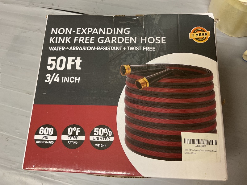 Photo 1 of 2025 Upgraded 50FT Non-Expanding Garden Hose, Lightweight, Flexible Ultra-Light Water Hose, Burst-Resistant, Lead-Free, Anti-Kink, High-Pressure