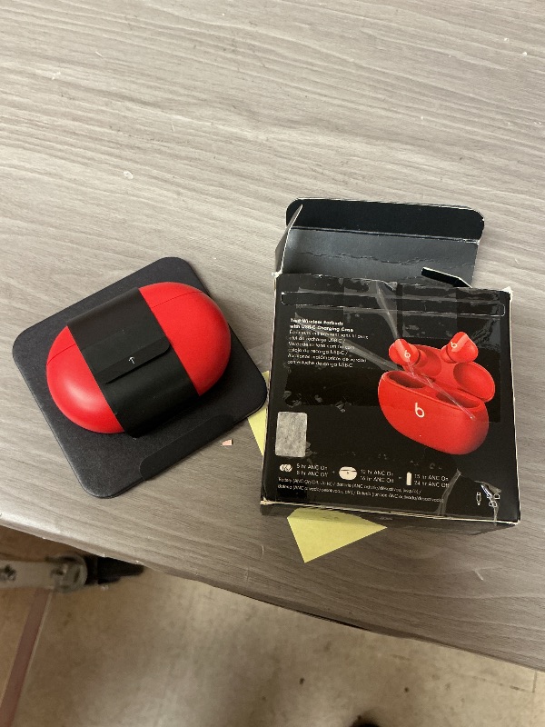 Photo 1 of Beats Studio Buds - True Wireless Noise Cancelling Earbuds - Compatible with Apple & Android, Built-in Microphone, IPX4 Rating, Sweat Resistant Earphones, Class 1 Bluetooth Headphones