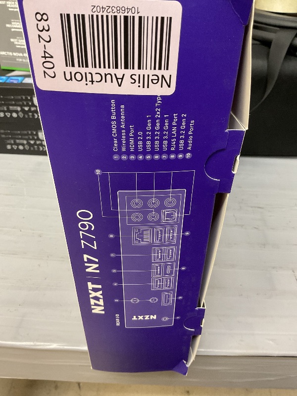 Photo 1 of NZXT N7 Z790 ATX Motherboard - Intel Z790, WiFi 6E, Bluetooth, Integrated I/O Shield - Supports 12th/13th/14th Gen Intel CPUs, Black