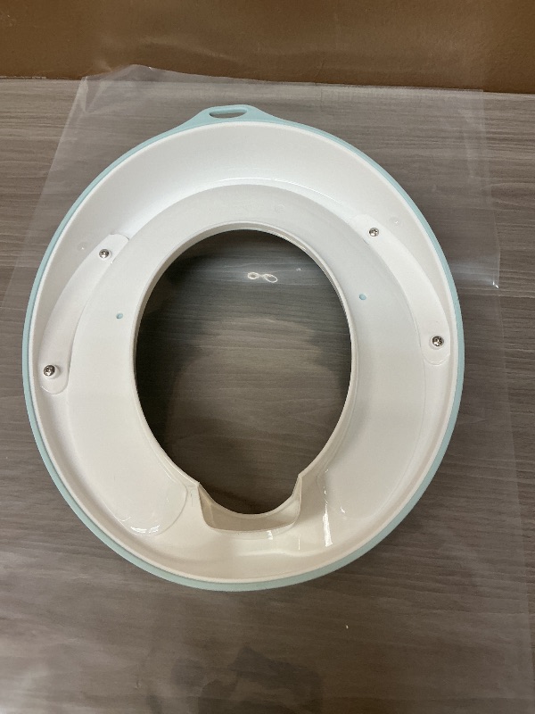 Photo 1 of Jool Baby Potty Training Seat for Boys and Girls With Handles, Fits Round & Oval Toilets, Non-Slip with Splash Guard, Includes Free Storage Hook (Aqua)