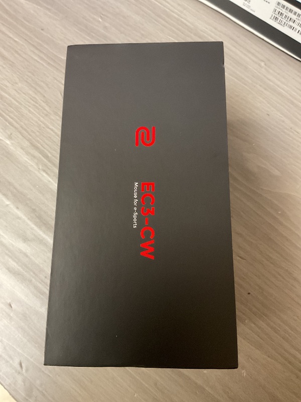 Photo 1 of BenQ Zowie EC3-CW ? Wireless Ergonomic Gaming Mouse for Esports | Enhanced Receiver | 24-Step Scroll Wheel | Driverless | Matte Black Coating | Small Size