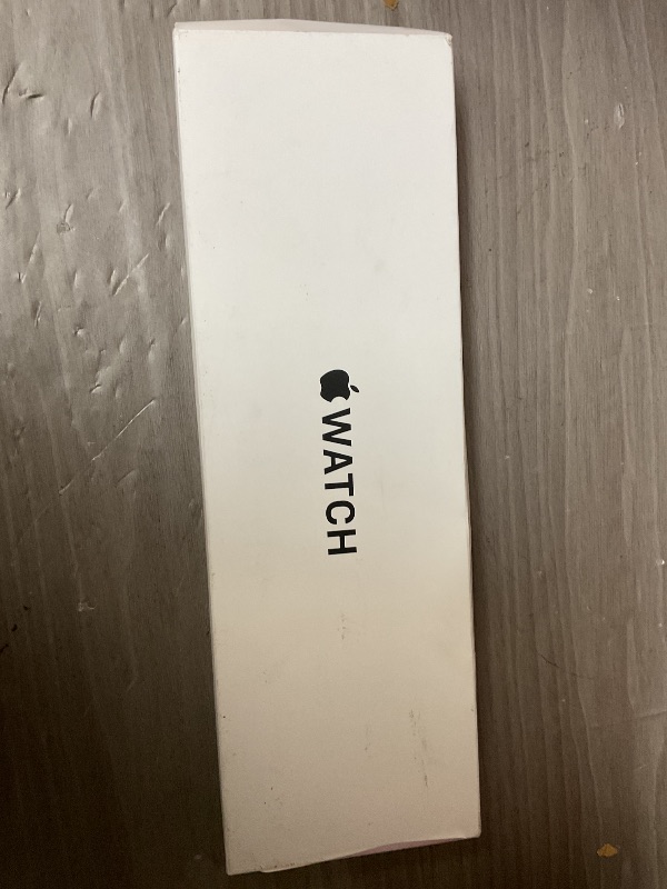 Photo 1 of Apple Watch SE (2nd Gen) [GPS 40mm] Smartwatch with Starlight Aluminum Case with Starlight Sport Band S/M. Fitness and Sleep Trackers, Crash Detection, Heart Rate Monitor, Retina Display