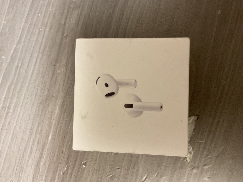 Photo 1 of Apple AirPods 4 Wireless Earbuds, Bluetooth Headphones, with Active Noise Cancellation, Adaptive Audio, Transparency Mode, Personalized Spatial Audio, USB-C Charging Case, Wireless Charging, H2 Chip