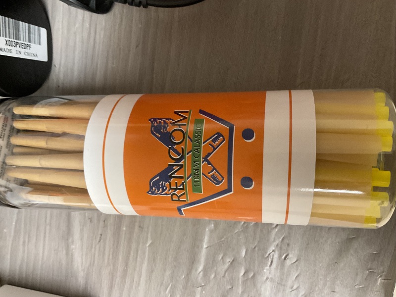 Photo 1 of Classic King Size Cone-Pre rolled cone- Cones rolling papers-Pre Rolled Cone-120 Pack (4.33inches/110mm) - Rolling Papers Cones - Rolling Paper with Tips - Slow burning rolling paper-Easy to Use (120?Classic Cones + Loader?)