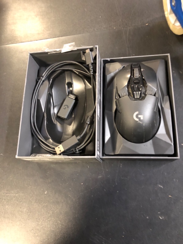 Photo 1 of Logitech G903 LIGHTSPEED Wireless Gaming Mouse W/ Hero 25K Sensor, PowerPlay Compatible, 140+ Hour with Rechargeable Battery and Lightsync RGB, Ambidextrous, 107G+10G optional, 25,600 DPI, Black