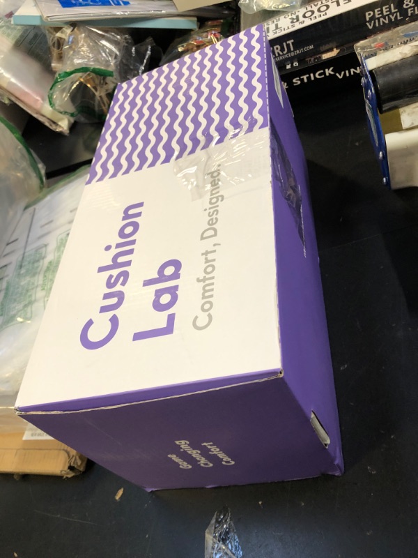 Photo 1 of C CUSHION LAB Deep Sleep Pillow, Patented Ergonomic Contour Design for Side & Back Sleepers, Orthopedic Cervical Shape Gently Cradles Head & Provides Neck Support & Shoulder Pain Relief - Calm Grey