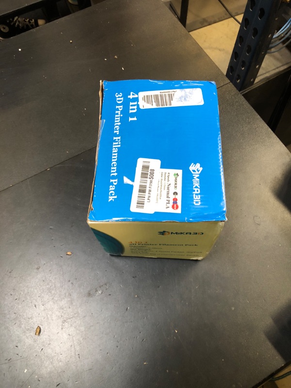 Photo 1 of 1.75mm Normal PLA 4 Most Basic Colors Bundle Pack: Black Red White Blue, Each Spool 250g, 4 Spools Packed, Total 1Kg 3D Printing Filament Material with One Extra 3D Print Tool by MIKA3D