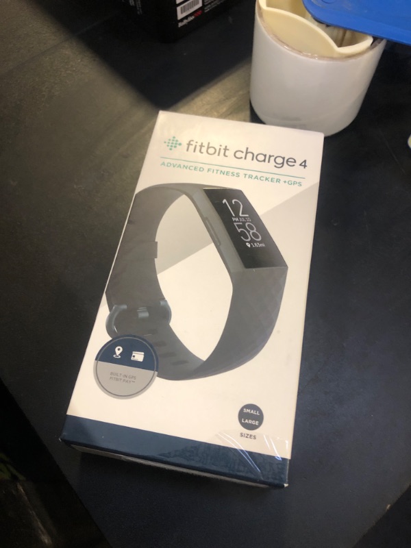 Photo 2 of Fitbit Charge 4 Black Advanced Fitness Tracker