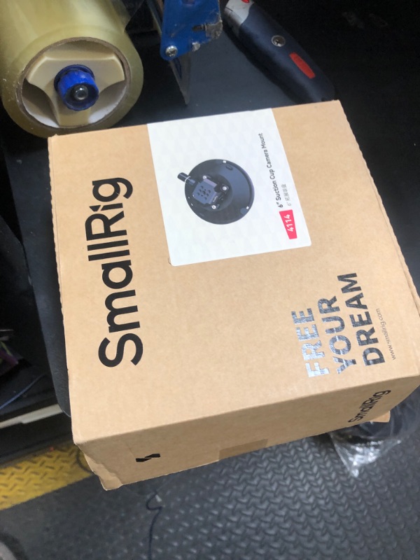 Photo 1 of SmallRig 6? Suction Cup Camera Mount, Car Mount for Camera/Smartphone on Car/Clean and Smooth Surfaces, Max 8kg Load for Speeds up to 80km/h (50mph), Recommend up to 15kg Load When Stationary - 4114