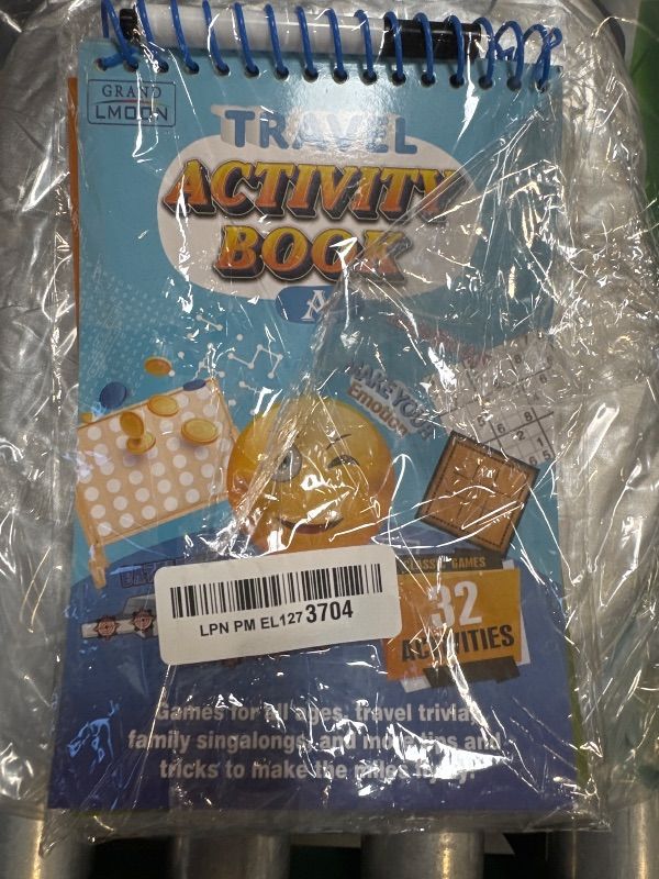 Photo 1 of GRANDLMOON 2 Pack Reusable 32 Activity Game Mats Pads as Travel Toy & Learning Tool for Ages 6-12 (9”X 6”)