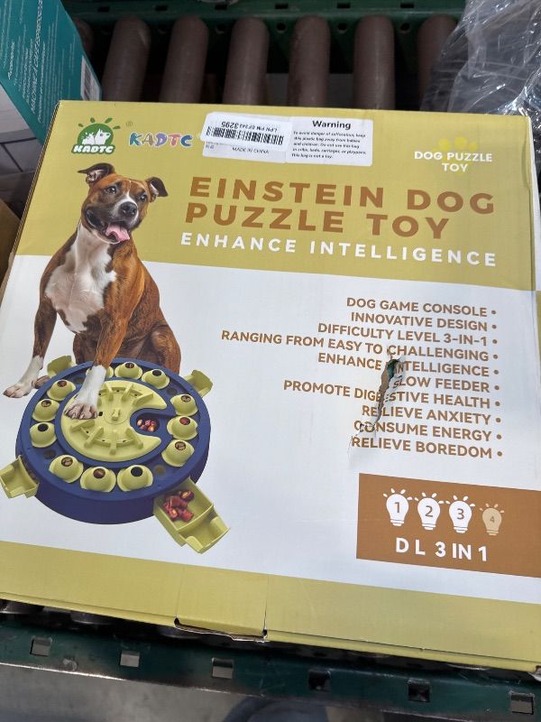 Photo 1 of KADTC Dog Puzzle Toys Level 3 in 1 Puppy Brain Mental Stimulation Interactive Advanced Treat Puzzles Games for Small/Medium/Large Smart Dogs Mentally Stimulating Cognitive Enrichment Anti Boredom Toy