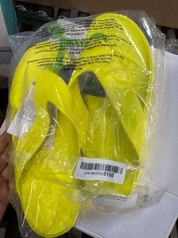 Photo 1 of Crocs Women Getaway Platform Flip Flops, Wedge Sandals for Women, Acidity, 9 Women