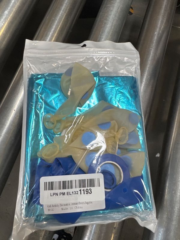 Photo 1 of 65th Birthday Decorations Party Supplies,Blue Number 65 Balloon,40 Inch Giant Foil Mylar 65th Balloons Decoration for men and women,Large Helium Numbers 65 Balloon for 65th Anniversary Events Supplies