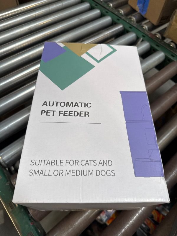 Photo 1 of IMIPAW Automatic Cat Feeders, 3L Timed Cat Dry Food Dispenser, Dual Power Supply, Programmable Portion Size, Auto Pet Feeder for Cats and Small Dogs