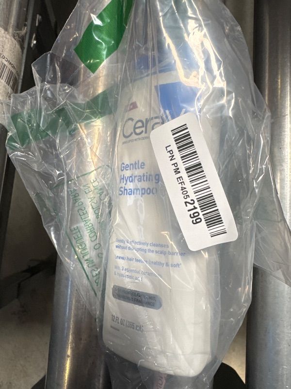 Photo 1 of CeraVe Gentle Hydrating Shampoo, With Ceramides, Niacinamide & Hyaluronic Acid For Soft, Healthy Looking Hair & Scalp, Sulfate Free & Color Safe Shampoo, For All Hair Types, 12 Oz