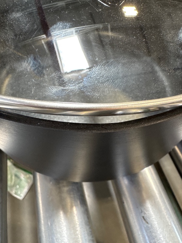 Photo 1 of All-Clad Essentials Nonstick Cookware (4 Quart Stock Pot with Glass Lid)