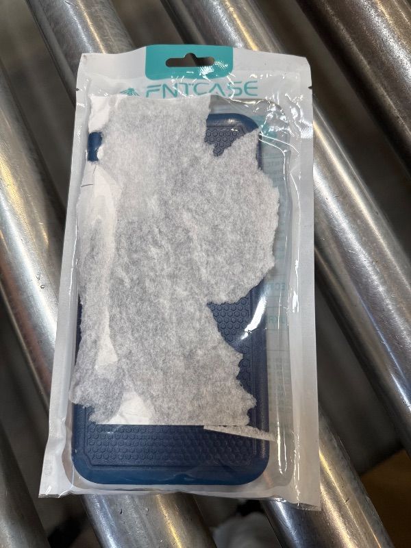Photo 1 of FNTCASE for Samsung Galaxy A15-5G Case: Dual Layer Protective Heavy Duty Cell Phone Cover Shockproof Rugged with Non Slip Textured Back - Military Protection Bumper Tough - 2024, 6.5inch Blue