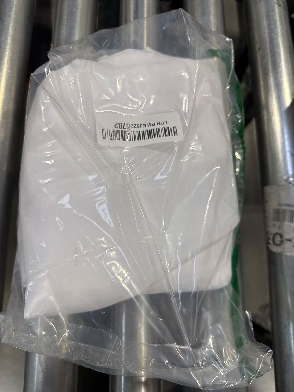 Photo 1 of eachope 1 Pack Fabric Snap-in Shower Curtain Liner Replacement,Compatible with No Hook Shower Curtain with Snap in Liner, Removable & Water-Repellent,Machine Washable,70x54,White