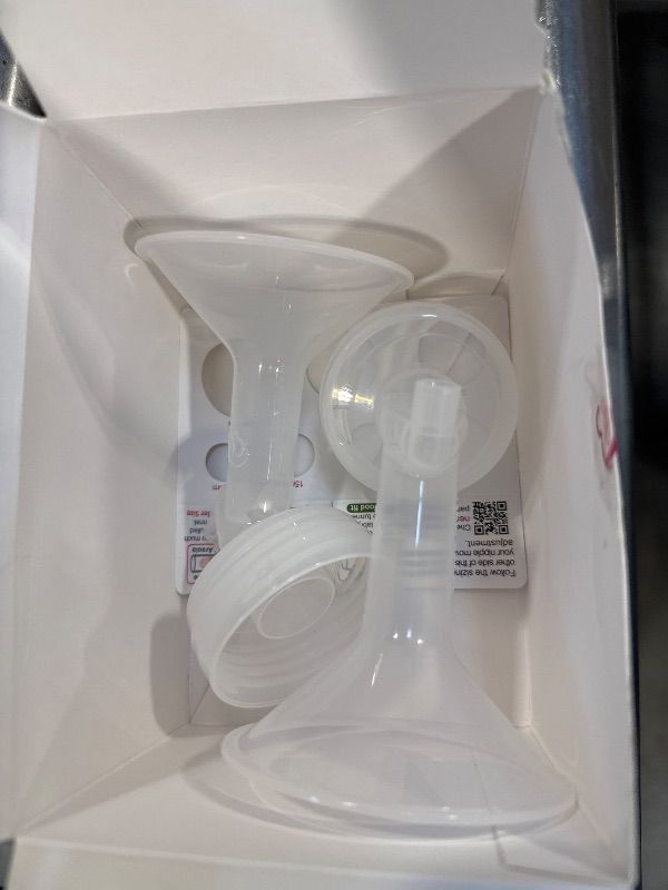 Photo 1 of Nenesupply 19mm 2 pc Flanges Compatible with Spectra S2 S1 9 Plus Synergy Gold Breastpump Replacement to Spectra Pump Parts Flange Accessories Wide Mouth Work with Valve Backflow Protector Bottle