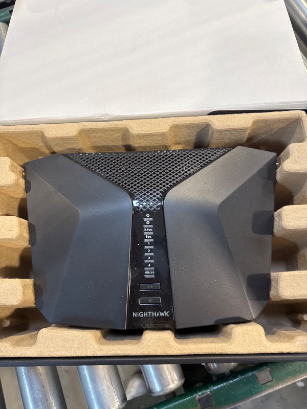 Photo 1 of NETGEAR Nighthawk 6-Stream Dual-Band WiFi 6 Router (RAX54S) – Security Features, AX5400 Wireless Speed, Up to 5.4 Gbps, Covers up to 2,500 sq. ft., 25 Devices - 1-Year Armor Subscription Included