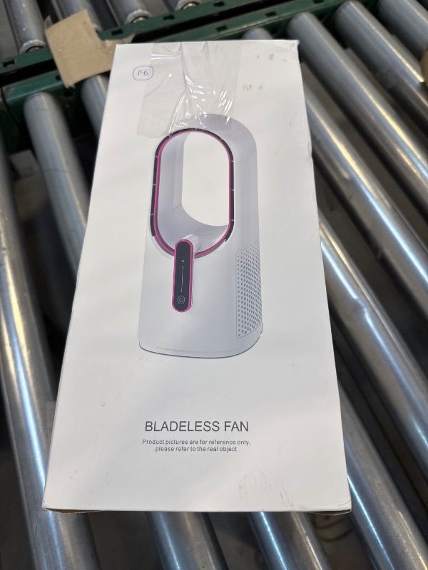 Photo 1 of KONSIDEN Desk Fan Bladeless, 11.8 Inch Office Fan Small, Quiet, 3 Speed Adjustment, Touch Control, Easy to Clean, Desk Fans Small Quiet, Ideal for Office, Living Room, Bedroom