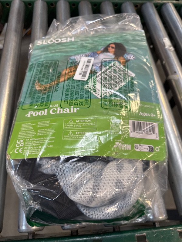 Photo 1 of SLOOSH Pool Floats Chairs Adult,Inflatable Pool Lounge,Plant Pattern Floating Mat Hammock,Blow up Water Chairs Noodles rafts for Party Summer Water Beach Fun,Blue Leaves
