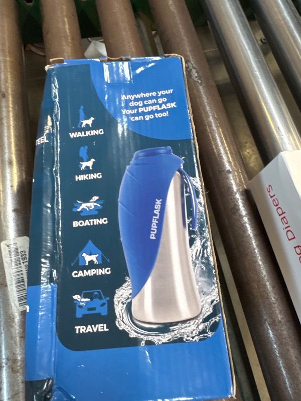 Photo 1 of PupFlask Large Dog Water Bottle | 27 or 40 OZ Stainless Steel | Convenient Dog Drink Dispenser | Puppy Travel Water Bowl | Portable Pet Hydration Bottle | Leak Proof | Perfect Size for All Breeds