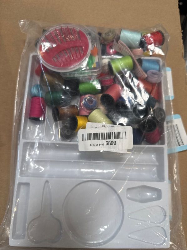 Photo 1 of Renashed Sewing Kit with 100 Basic Sewing Accessories, 64 Spools of Thread Mini Sewing kit for Beginners,Traveller, Emergency, Whole Family to Mend and Repair
