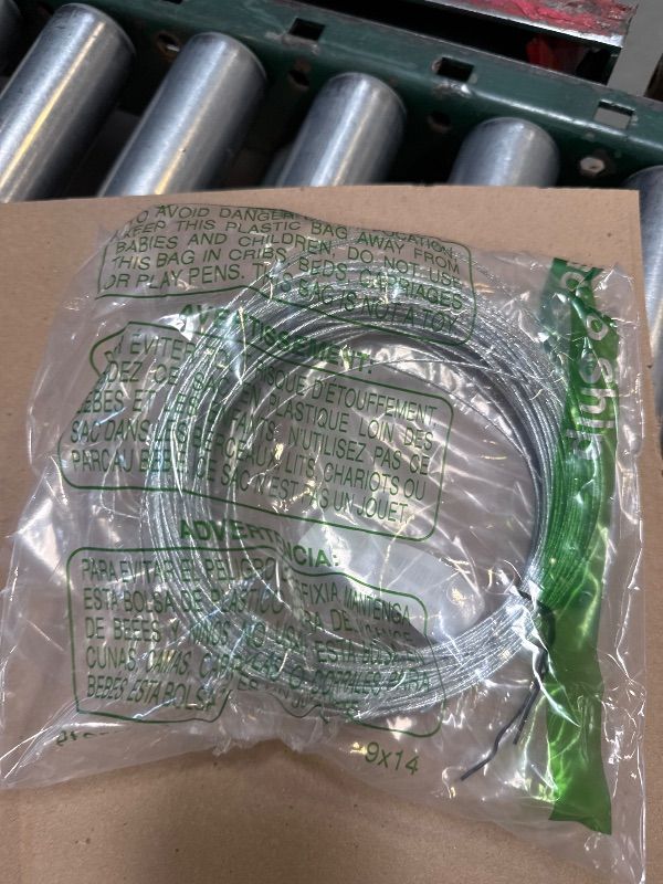 Photo 1 of Picture Hanging Wire #2 100-Feet Braided Picture Wire Heavy for Photo Frame Picture,Artwork,Mirror Hanging,Supports up to 30lbs