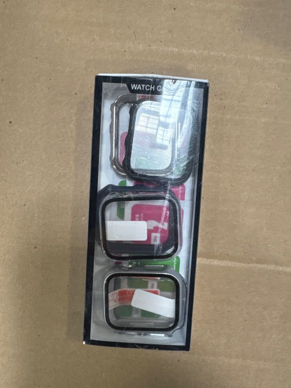 Photo 1 of COMMUTER 6 pack Case with Tempered Glass Screen Protector for Apple Watch 41mm Series 9 Series 8 Series 7, Ultra-Thin Full Coverage Hard PC Protective Cover for iWatch 41mm