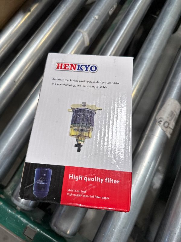 Photo 1 of R12T Fuel Filter Water Separator Compatible: S3240,120AT R12T NPT ZG1/4-19 (Fit 3/8" hose Outboard Motors) Gasoline and Diesel Marine Engines Comes with 3/8-inch fuel inlet connector