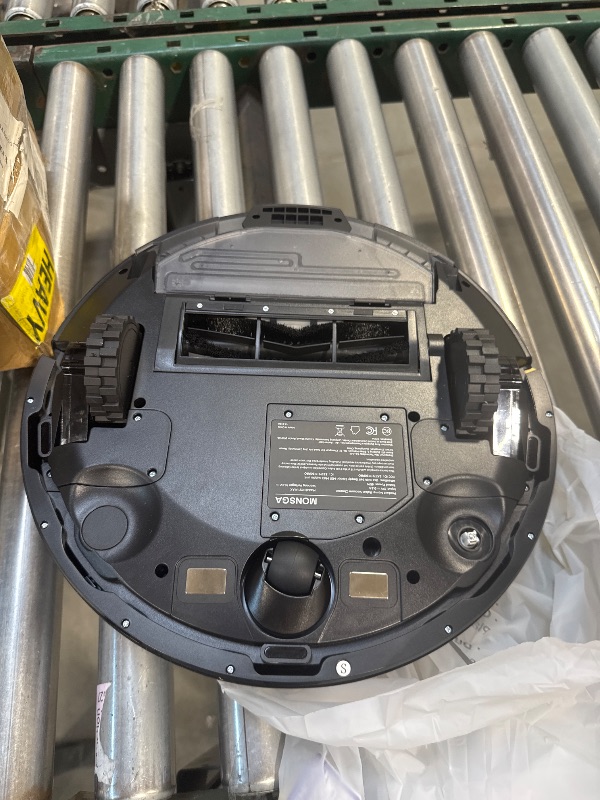 Photo 1 of MONSGA Robot Vacuum and Mop Combo, 5000Pa Robotic Vacuum with 3.5L Self Emptying Station, Lidar Navigation Robot Vacuum Cleaner, 180mins Runtime, APP/Remote/Voice Control, for Hard Floors and Carpets
