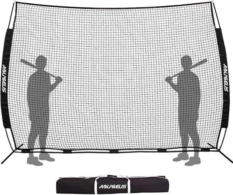 Photo 1 of Sports Barrier Net,Sports Net,Barricade Backstop Net,Perfect for Baseball,Softball,Soccer, Basketball,Lacrosse
