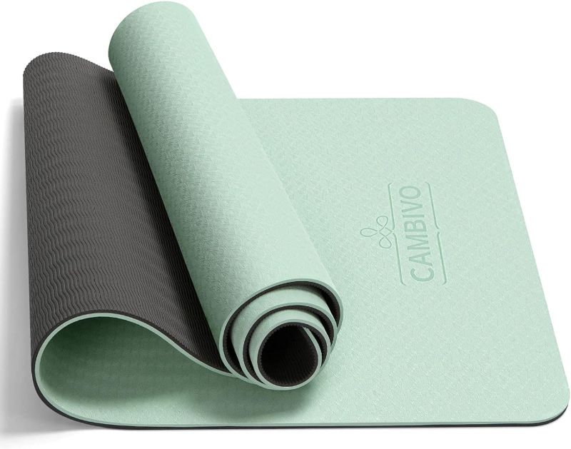 Photo 1 of CAMBIVO Yoga Mat for Women Men Kids