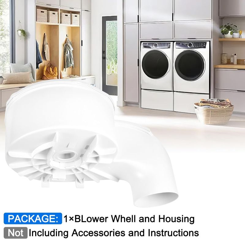 Photo 1 of Upgraded 131775600 Dryer Blower Wheel and Housing Compatible with Frigidaire, Kenmore, Crosley, Gibson Dryer Parts WE14X10025 131775610 AP2107606 PS418726 PS266048 Blower Housing Assembly
