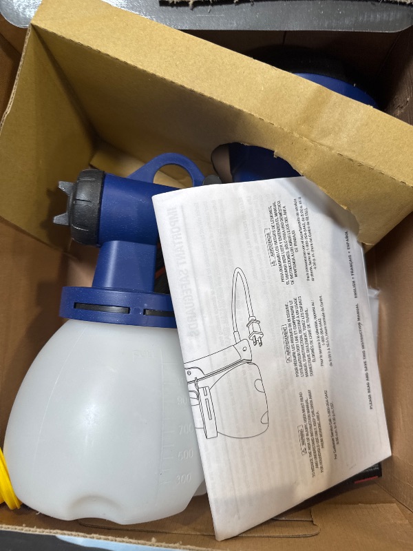 Photo 1 of HomeRight C800971.A Super Finish Max, Includes 3 Brass Spray Tips, 3 Spray Patterns, Easy to Clean HVLP Paint Sprayer, Great for Furniture, Cabinets, Trim & More, Sprays Stains, Sealers & Latex Paints