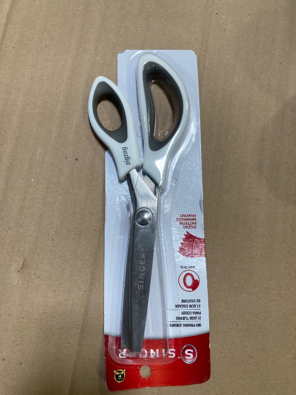 Photo 1 of SINGER 9" Pinking Shears - Zig Zag Scissors for Fabric