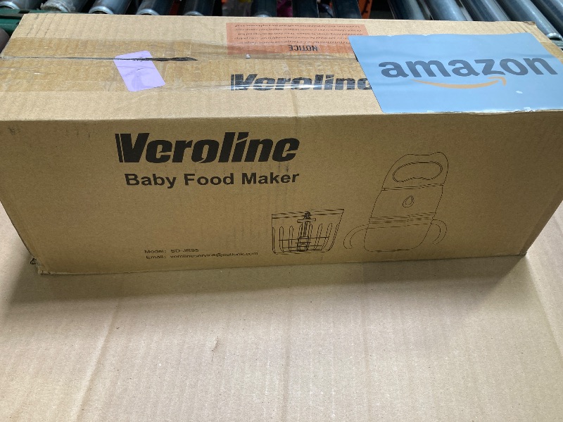 Photo 1 of Veroline Baby Food Maker, 10-in-1 Baby Food Processor Set with 2 Glass Bowls (600ml+300ml), Baby Food Blender for Baby Puree, Fruit, Meat, Vegatable, Baby Food Storage Containers, Baby Essentials