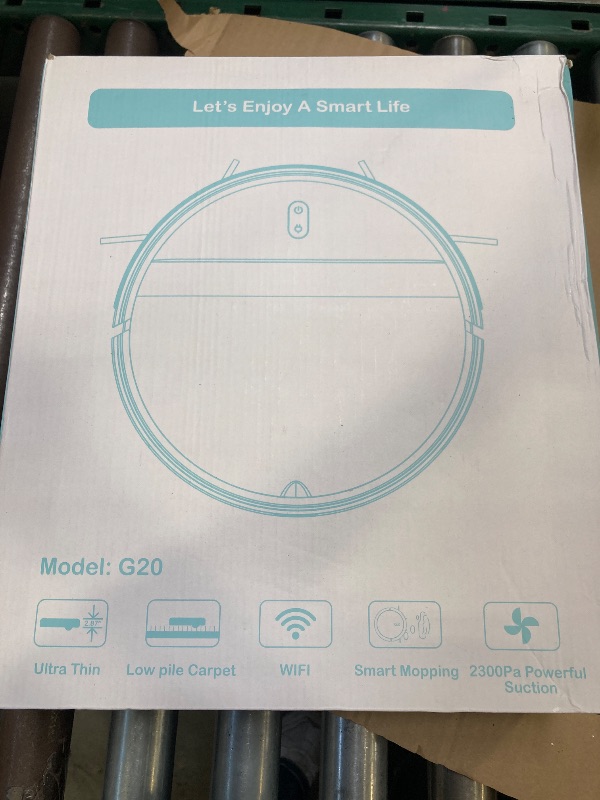 Photo 1 of Kilgone Robot Vacuum and Mop Combo, App/Alexa Control, Smart Robot Vacuum Cleaner, Ultra-Thin, Automatic Recharge Robotic Vacuum Cleaner for Pet Hair/Carpet/Hard Floor