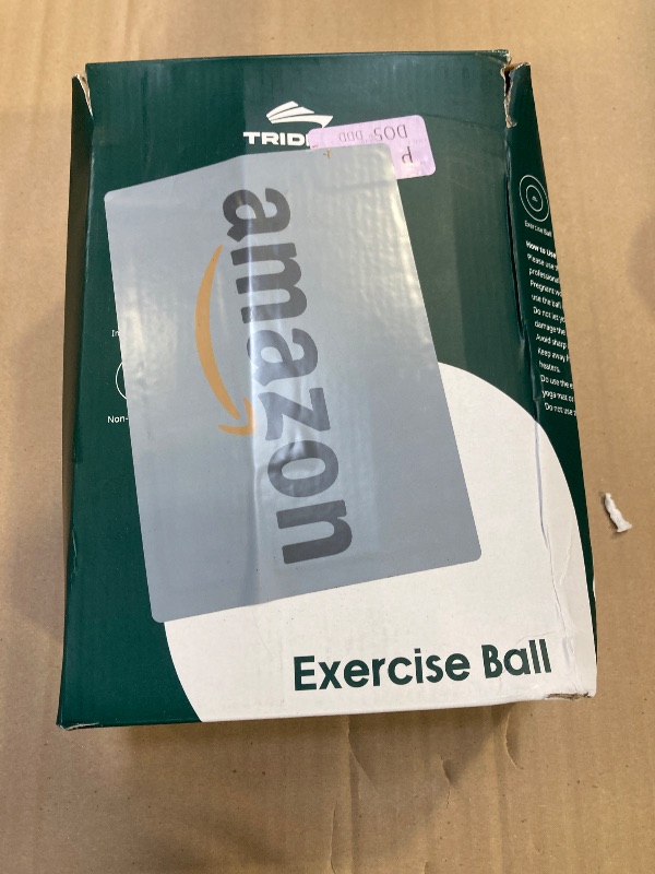 Photo 1 of Trideer Extra Thick Yoga Ball Exercise Ball, 5 Sizes Ball Chair, Heavy Duty Swiss Ball for Balance, Stability, Pregnancy and Physical Therapy, Quick Pump Included (Black, M(19-22ines/48-55cm))
