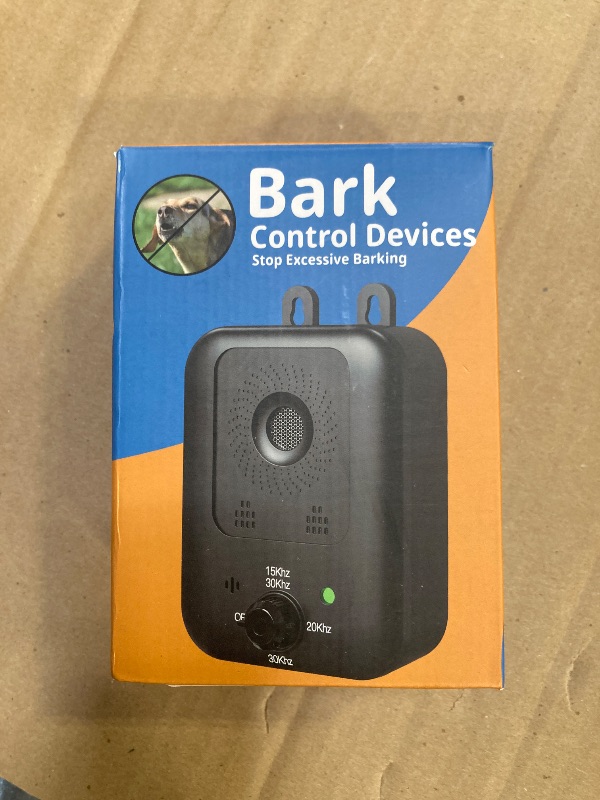 Photo 1 of Anti Barking Devices, Auto Barking Control Devices with 3 Modes, Effective Stop Barking Dog Devices for Indoor & Outdoor Use, Rechargeable Ultrasonic Dog Bark Box Barking Deterrent Devices?Black1