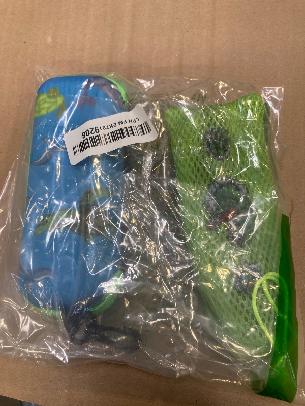 Photo 1 of RUIGAO 2PK Toddler Goggles,Kids Goggles Age 2/3/4/5/6, Blue Dino Dlphin Swimming Goggles for Kids/Children/Youth