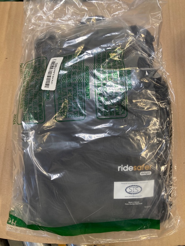 Photo 1 of RideSafer - Extra Small Black, Lightweight, Compact, Portable Car Seat - Perfect for Travel and Everyday Child Safety