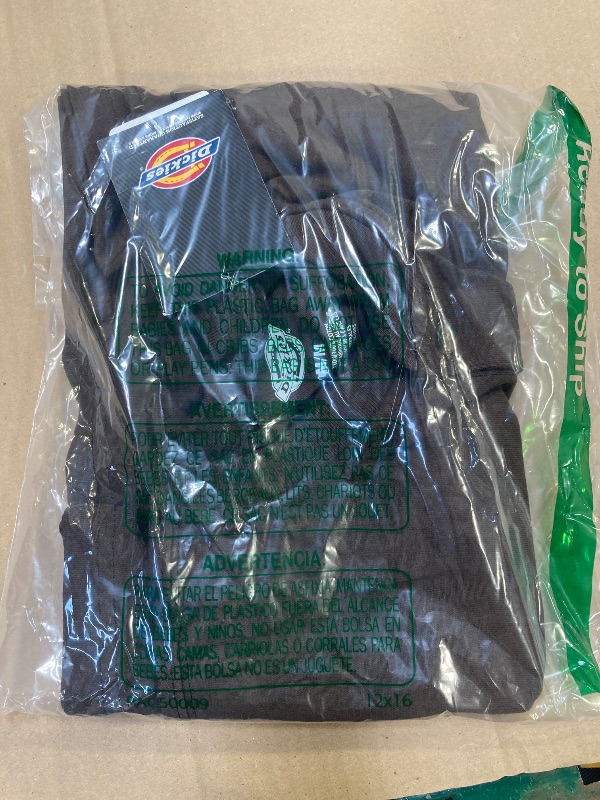 Photo 1 of Dickies Men's Long Sleeve Heavyweight Henley, Chocolate Brown, Medium