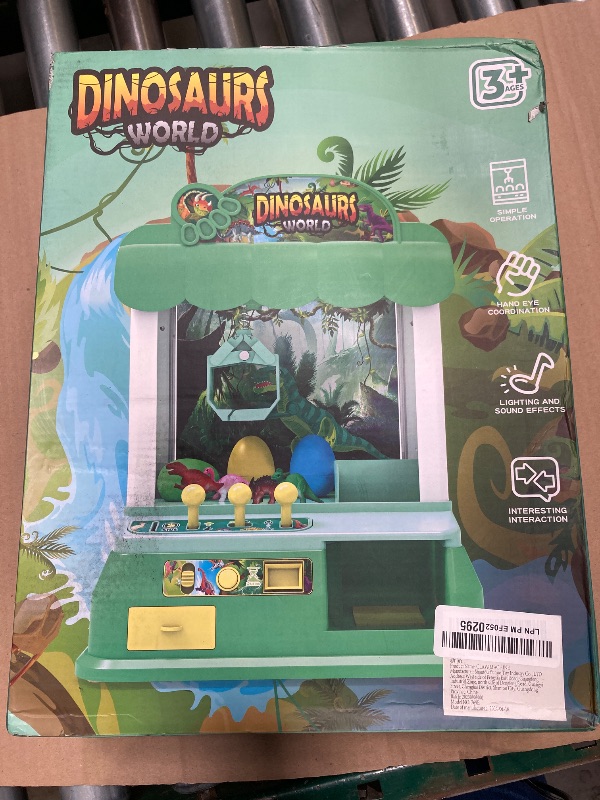 Photo 1 of ANBURI Dinosaur Claw Machine, Large Claw Machine for Kids, Dinosaur Toys Games for Kids 3-5 5-7, 3 4 5 6 7 8 Year Old boy Birthday Gift Ideas, Vending Machine Toys for Tiny Stuff.