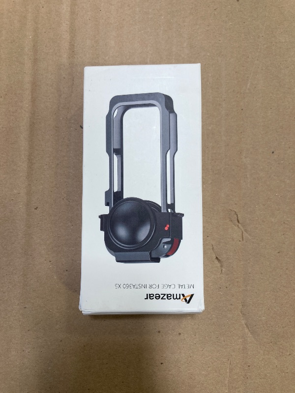 Photo 1 of Amazear Metal Protective Case for Insta360 X5 Accessories, Insta 360 X5 Multifunction Utility Frame Stronger Construction Aluminum Cage with Quick-Release Safety Lock, Various Expansion Mounts