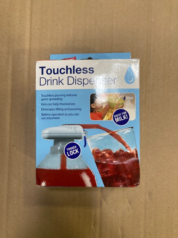 Photo 1 of The Magic Tap Automatic Drink Dispenser - Hands-Free Beverage Dispenser for Fridge - Perfect for Milk, Juice - Gifts for Women & Men - 3 Pack, White
